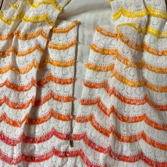 Trina Turk Macee Fringe Stripe Shift Dress - Picture 7 of 8